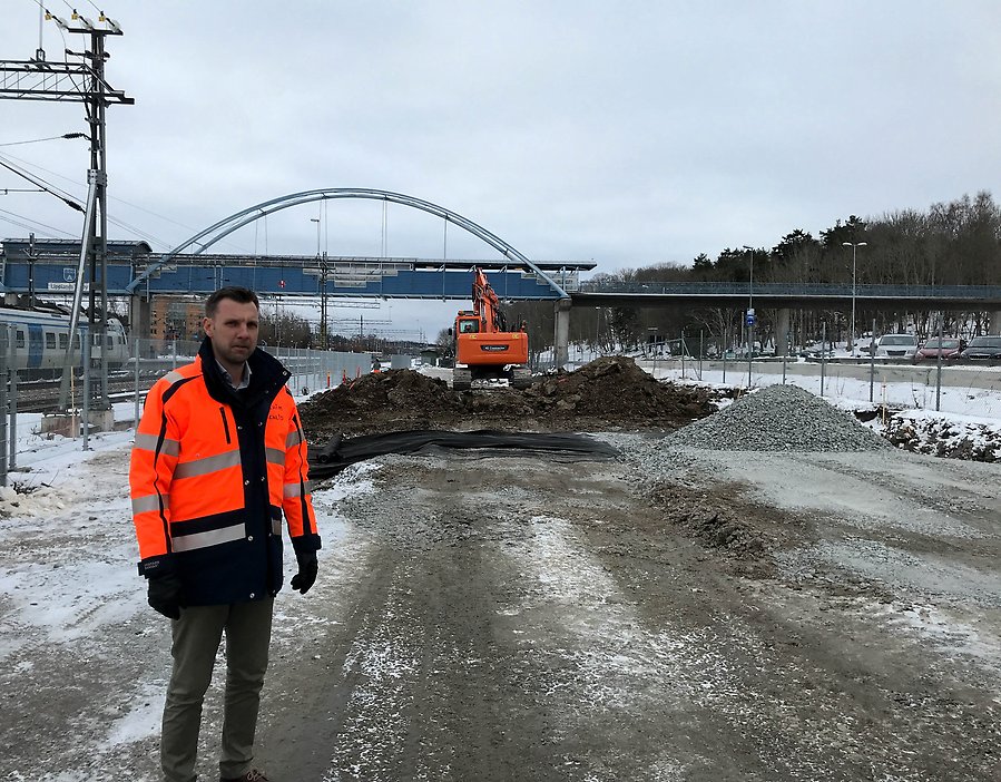 Anders Hallgren, byggledare Väsby Entré